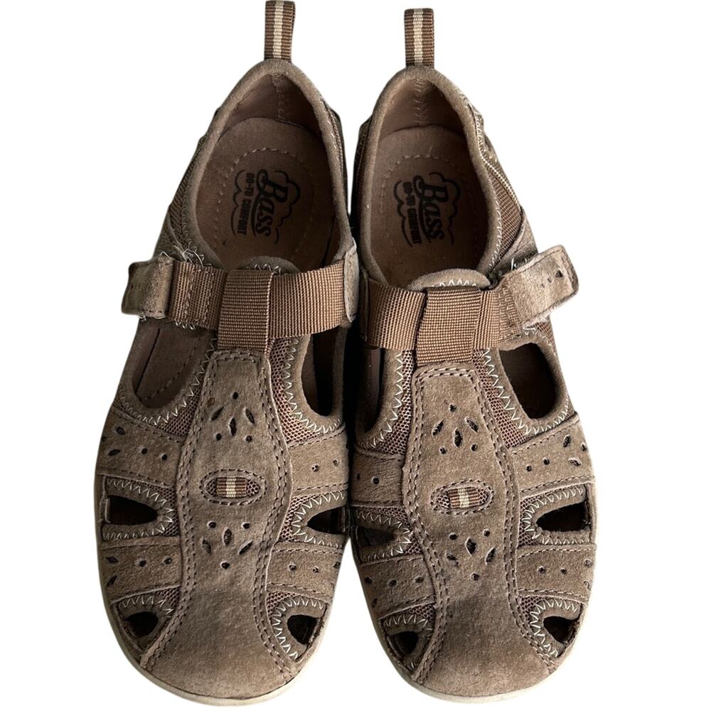 Bass Women’s Brown Suede Sandals - Picture 2 of 4